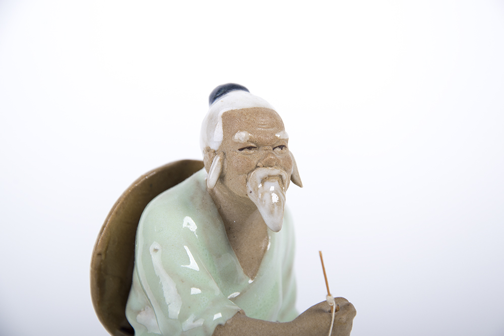 Ceramic Chinese Fisherman