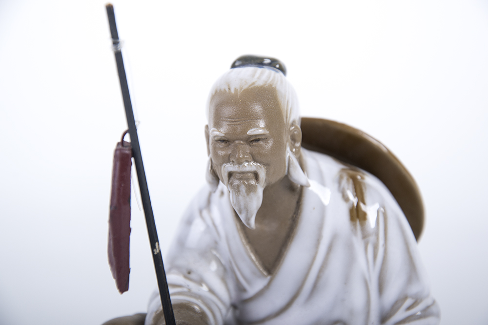 Ceramic Chinese Fisherman