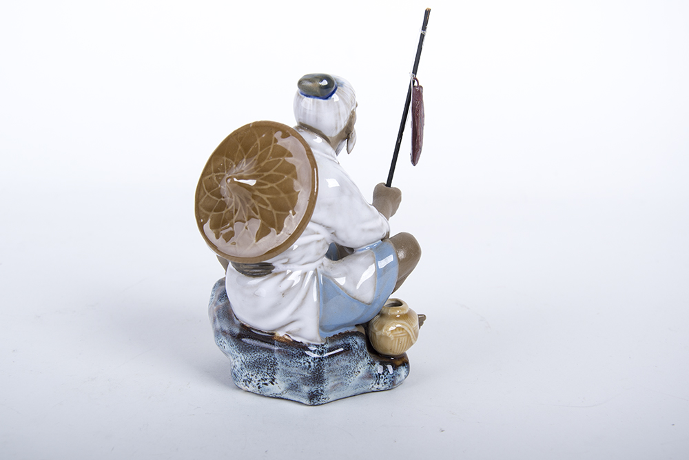 Ceramic Chinese Fisherman