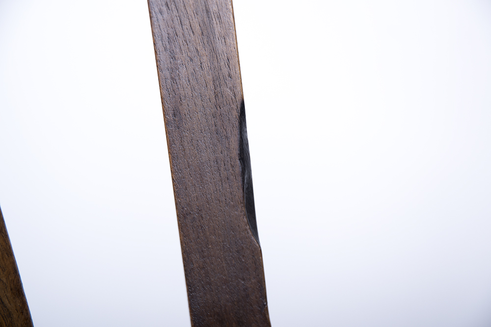 Walnut Rushed Side Chair