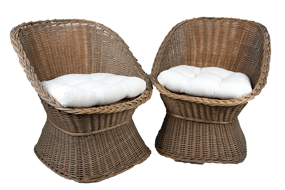 Wicker Cup Chairs