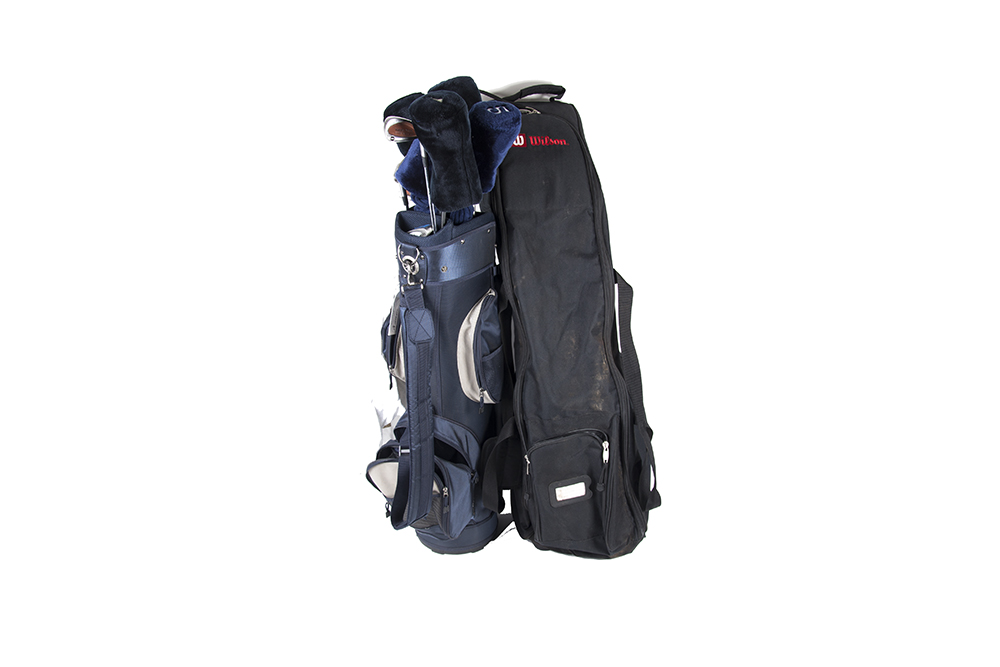 Men's Golf Clubs and Wilson Golf Bag
