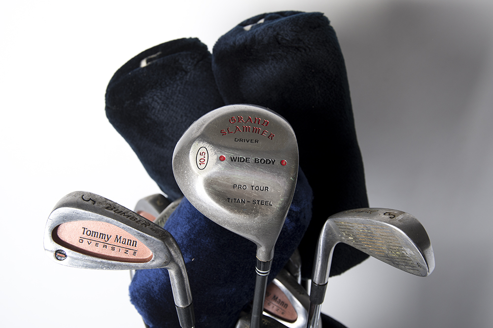 Men's Golf Clubs and Wilson Golf Bag