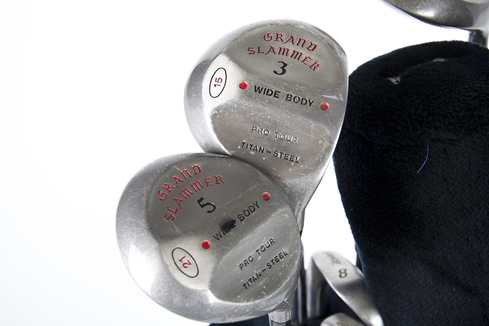 Men's Golf Clubs and Wilson Golf Bag