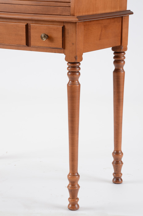 Solid Maple Roll-Top Desk by Tell City Chair Co.