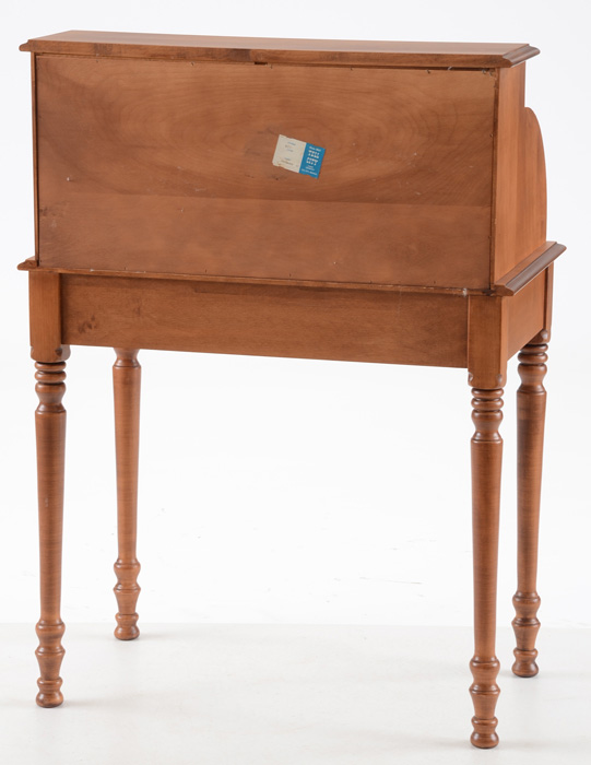 Solid Maple Roll-Top Desk by Tell City Chair Co.