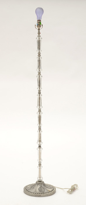 Glass Column Floor Lamp