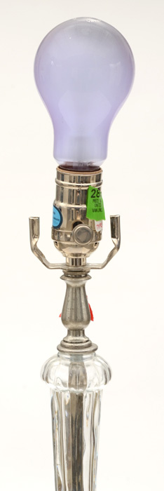 Glass Column Floor Lamp