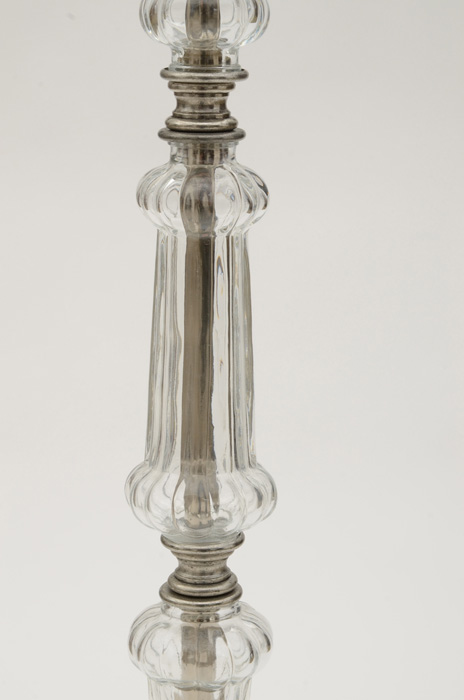 Glass Column Floor Lamp