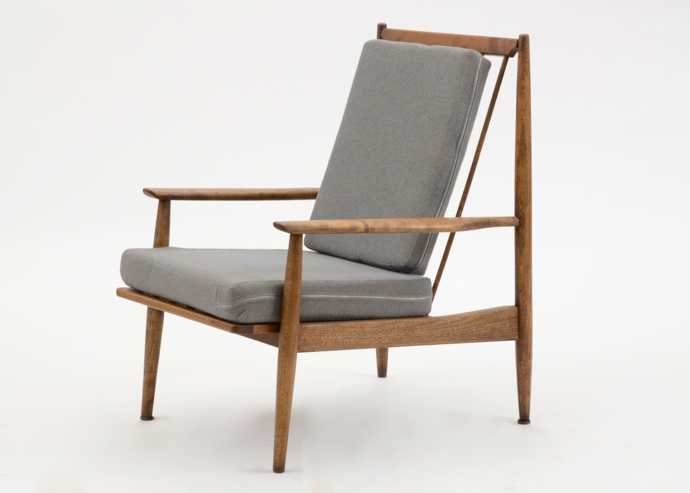 Baumritter Walnut Lounge Chair
