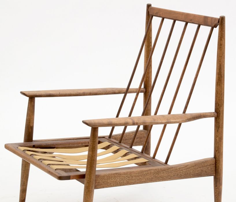 Baumritter Walnut Lounge Chair