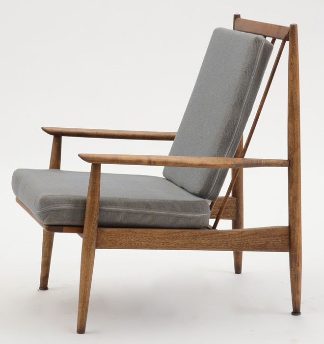 Baumritter Walnut Lounge Chair