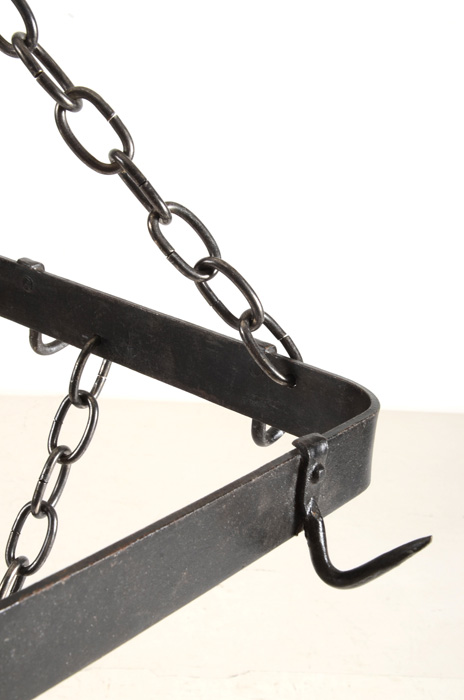 Wrought Iron Two Tier Pot Rack