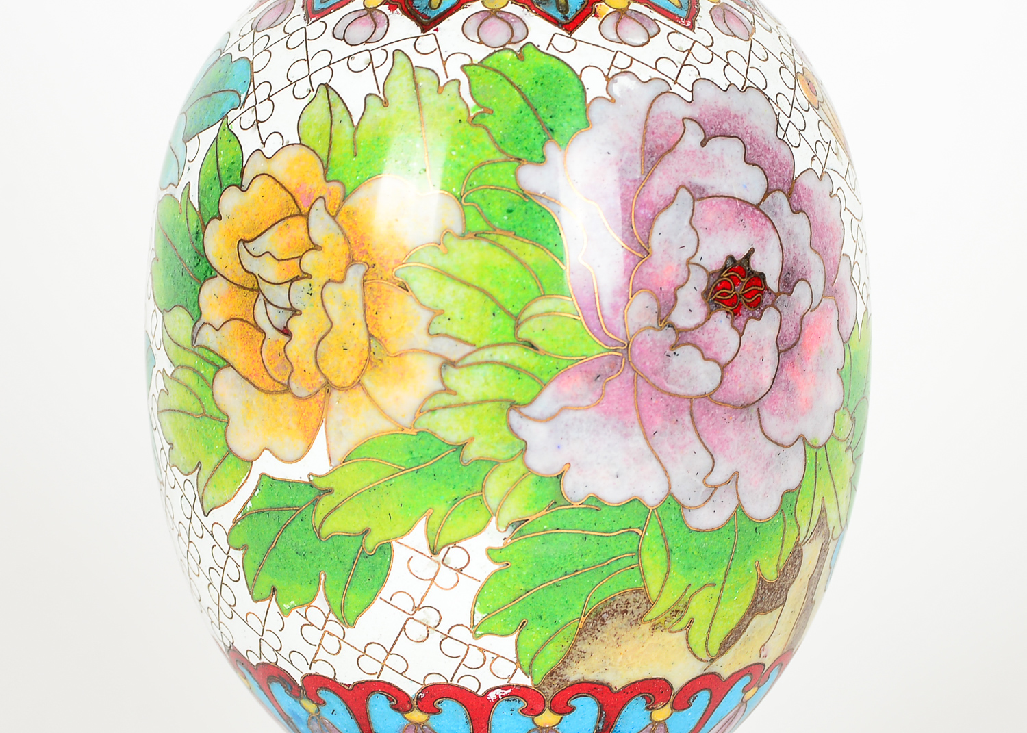 Chinese Ceramic and Metal Vase