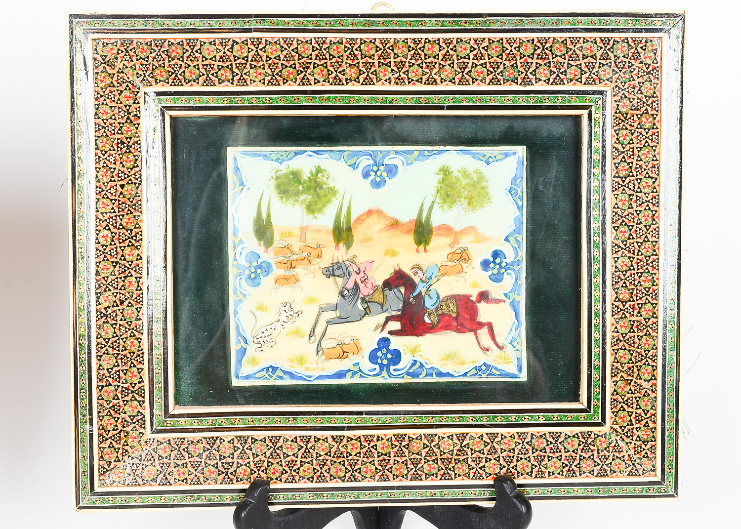 Three Turkish Illuminated Manuscript Style Items