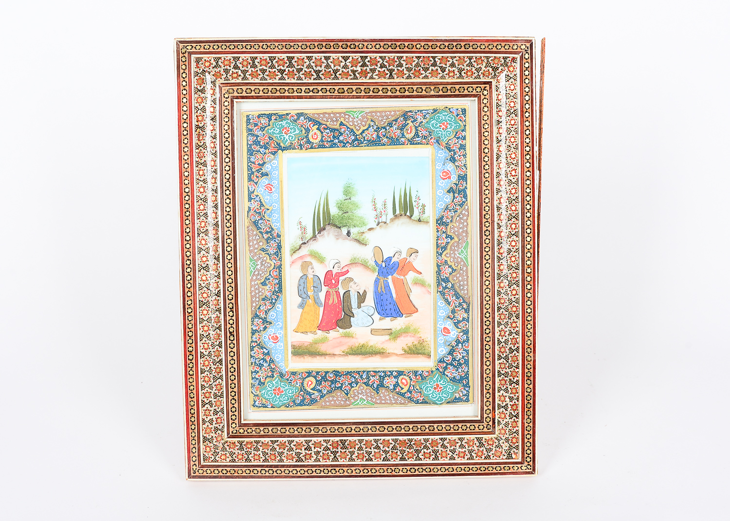 Three Turkish Illuminated Manuscript Style Items