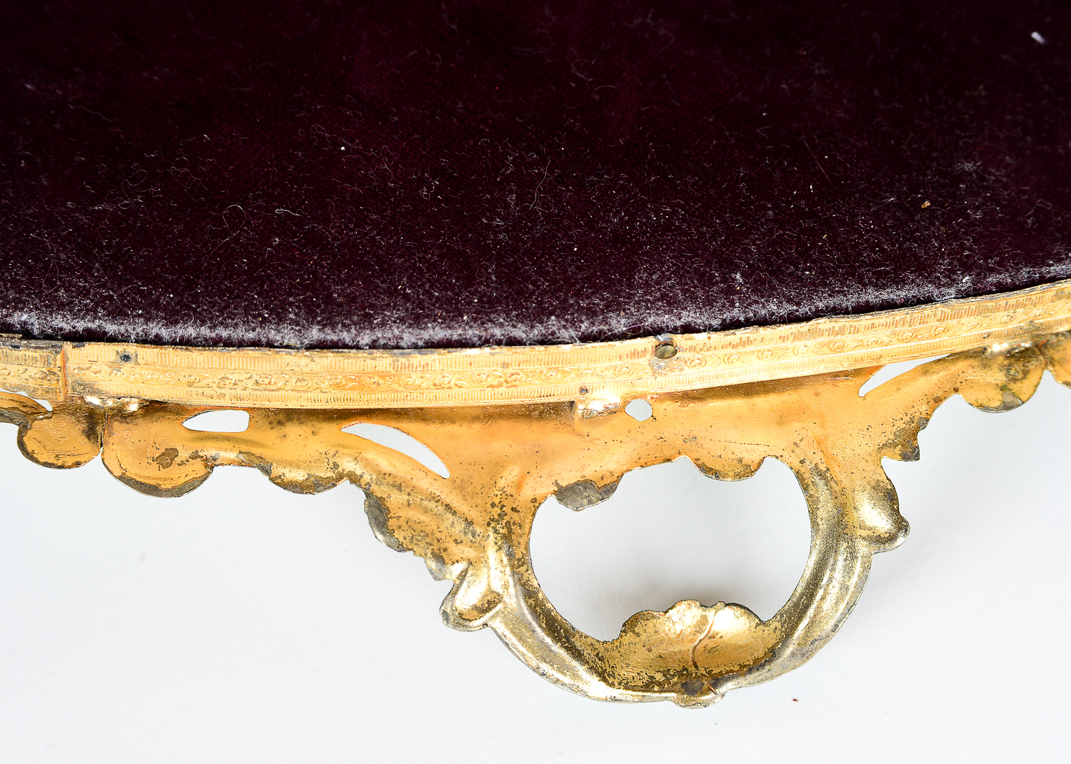 Silver Plate Mirrored Dresser Tray