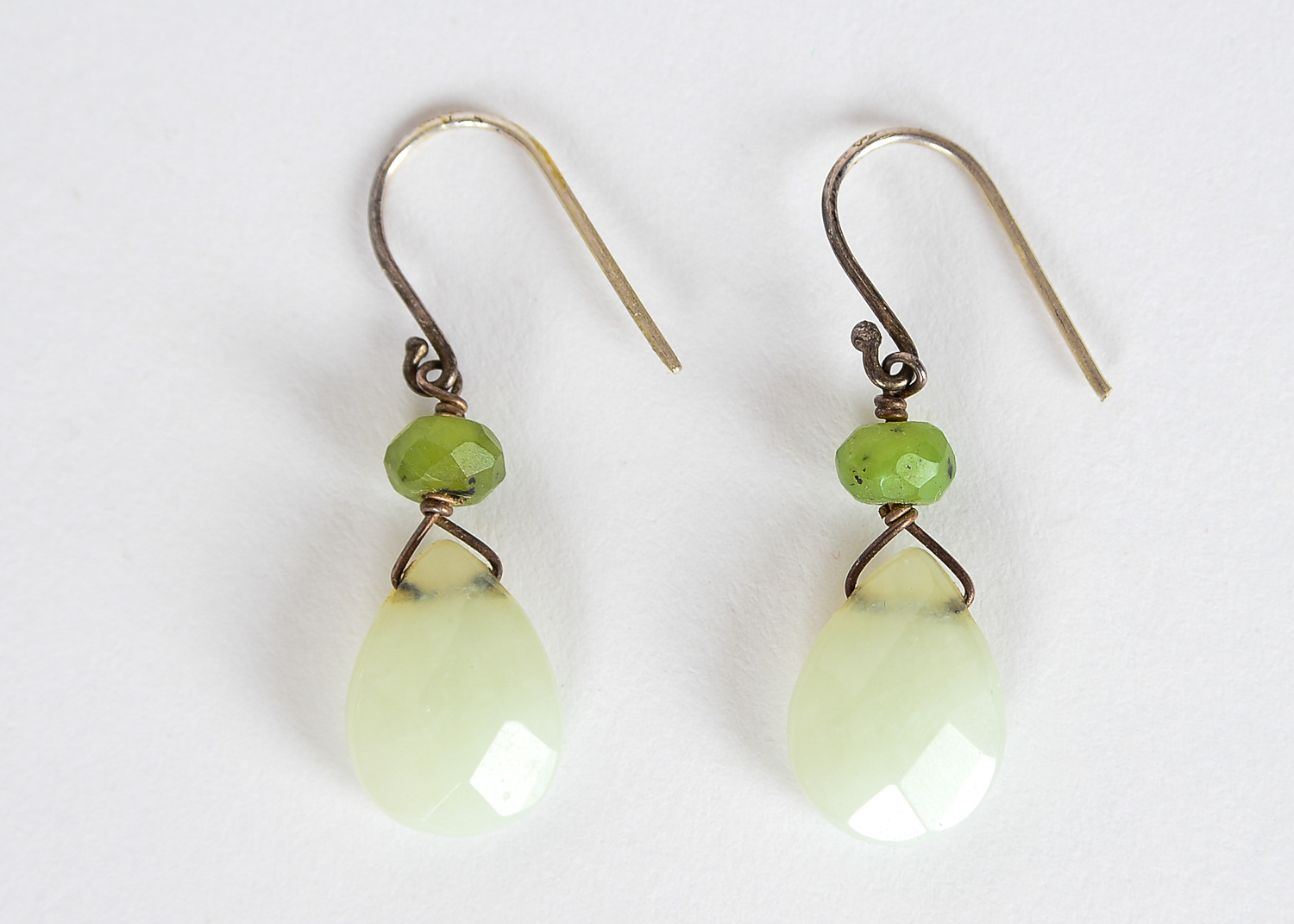 Collection of Green Hardstone Earrings