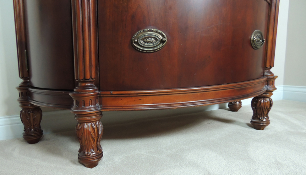 Antiques Roadshow Pulaski Demilune Chest