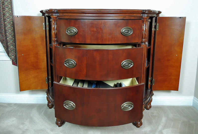 Antiques Roadshow Pulaski Demilune Chest