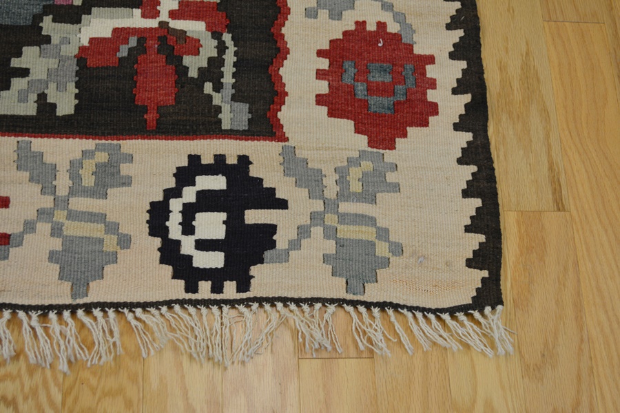 Arabian Kilim Floral Dowery Rug