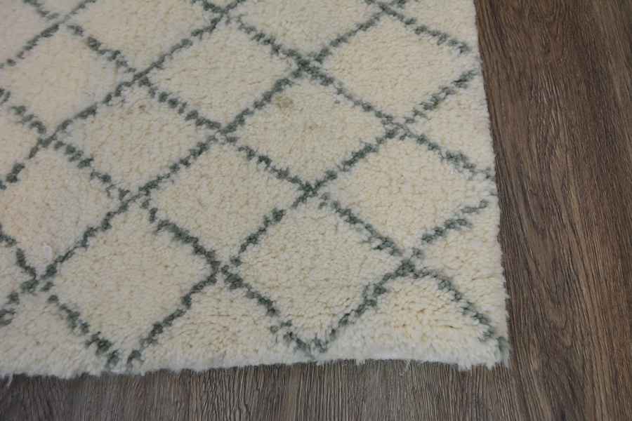 Contemporary Moroccan Style Hand Woven Wool Area Rug