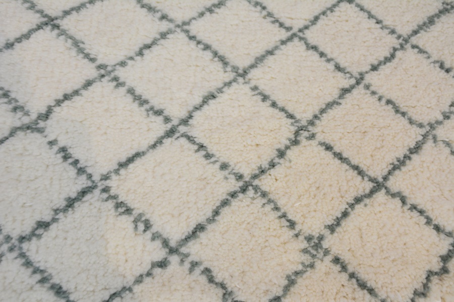 Contemporary Moroccan Style Hand Woven Wool Area Rug