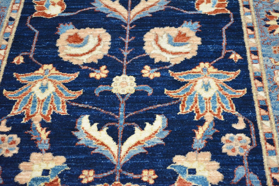 Persian Navy Woven Pile Runner