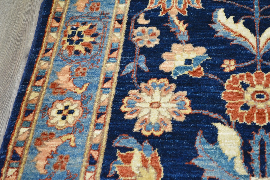 Persian Navy Woven Pile Runner