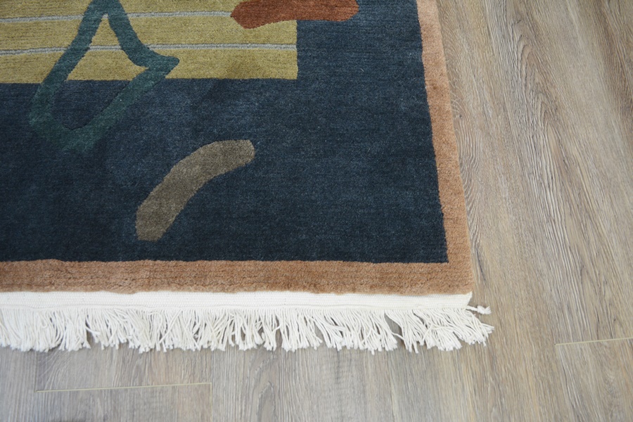 Tibetan Contemporary Style Hand Woven Wool Area Rug