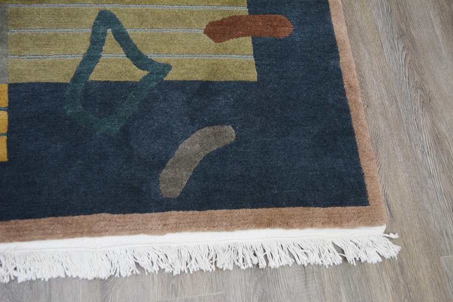 Tibetan Contemporary Style Hand Woven Wool Area Rug