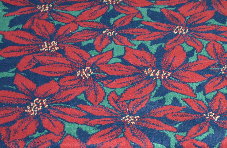 Poinsetta Machine Woven Area Rug