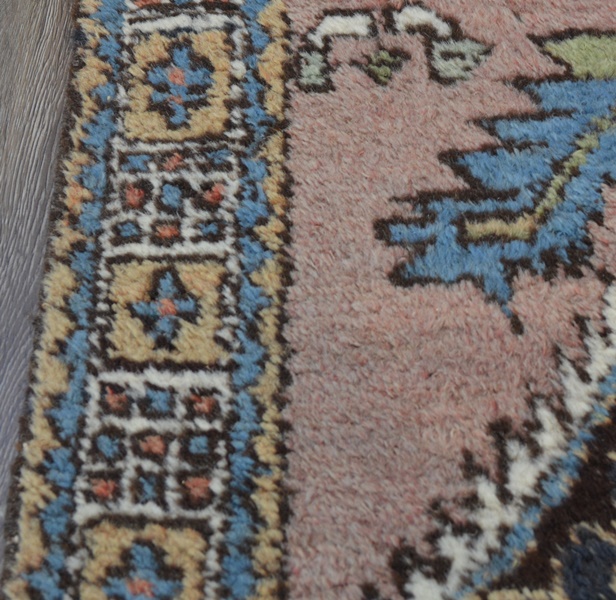 Persian Meshkin Geometric Wool Runner