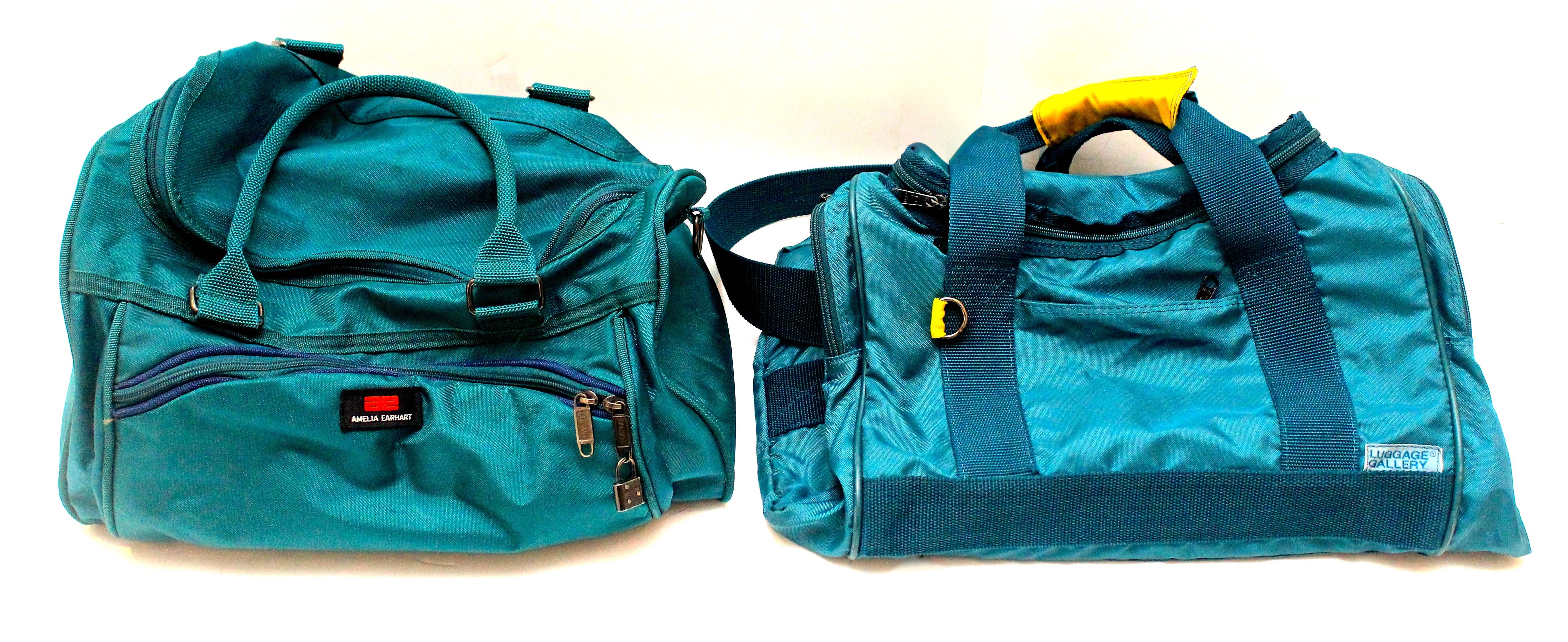 Collection of Green Samsonite Luggage