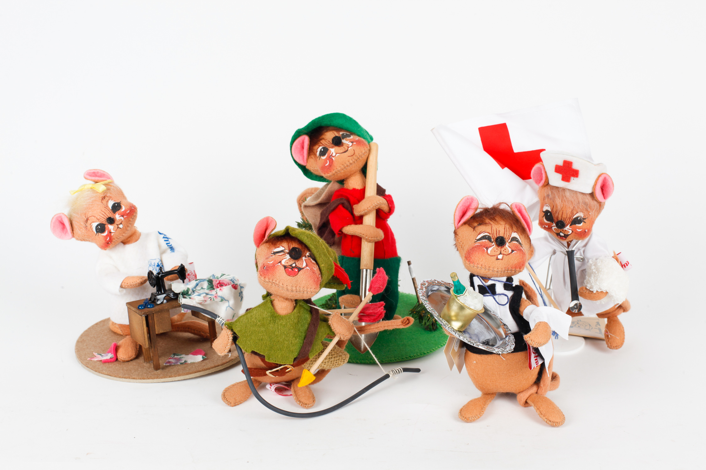 Vintage Annalee Flexible Mouse Dolls