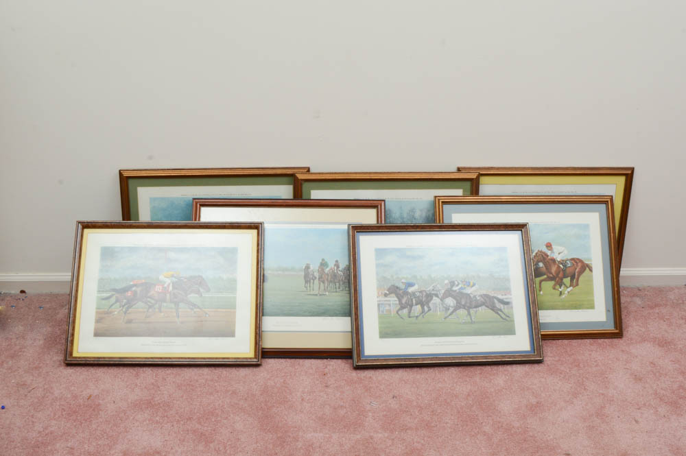 Set of Signed Richard Stone Reeves Offset Lithographs