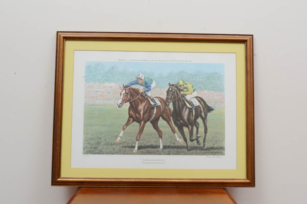 Set of Signed Richard Stone Reeves Offset Lithographs