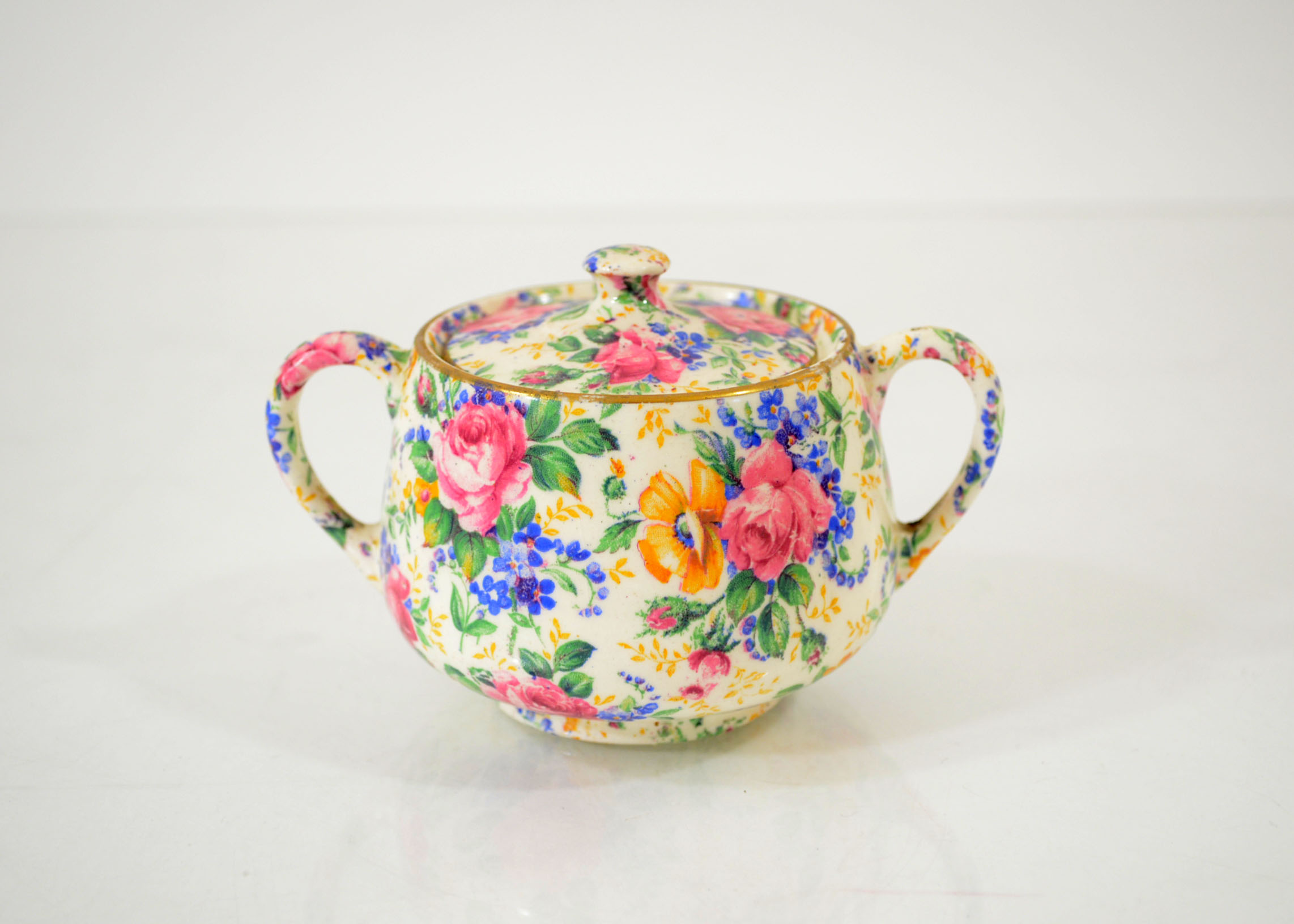 James Kent "Rosalynde" Chintz Tea Set