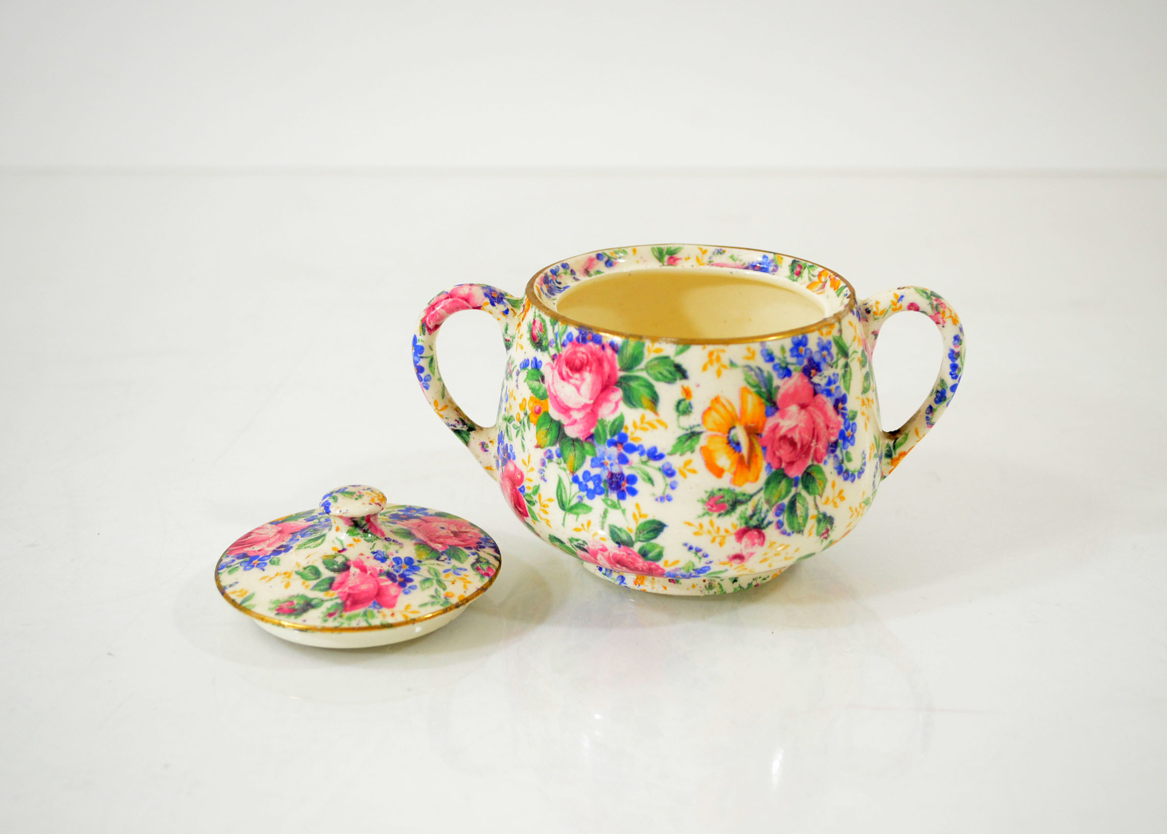 James Kent "Rosalynde" Chintz Tea Set