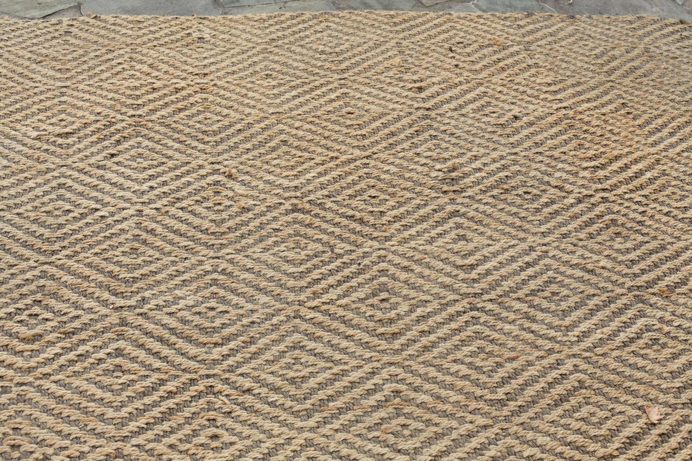 West Elm Jute Diamond Rug