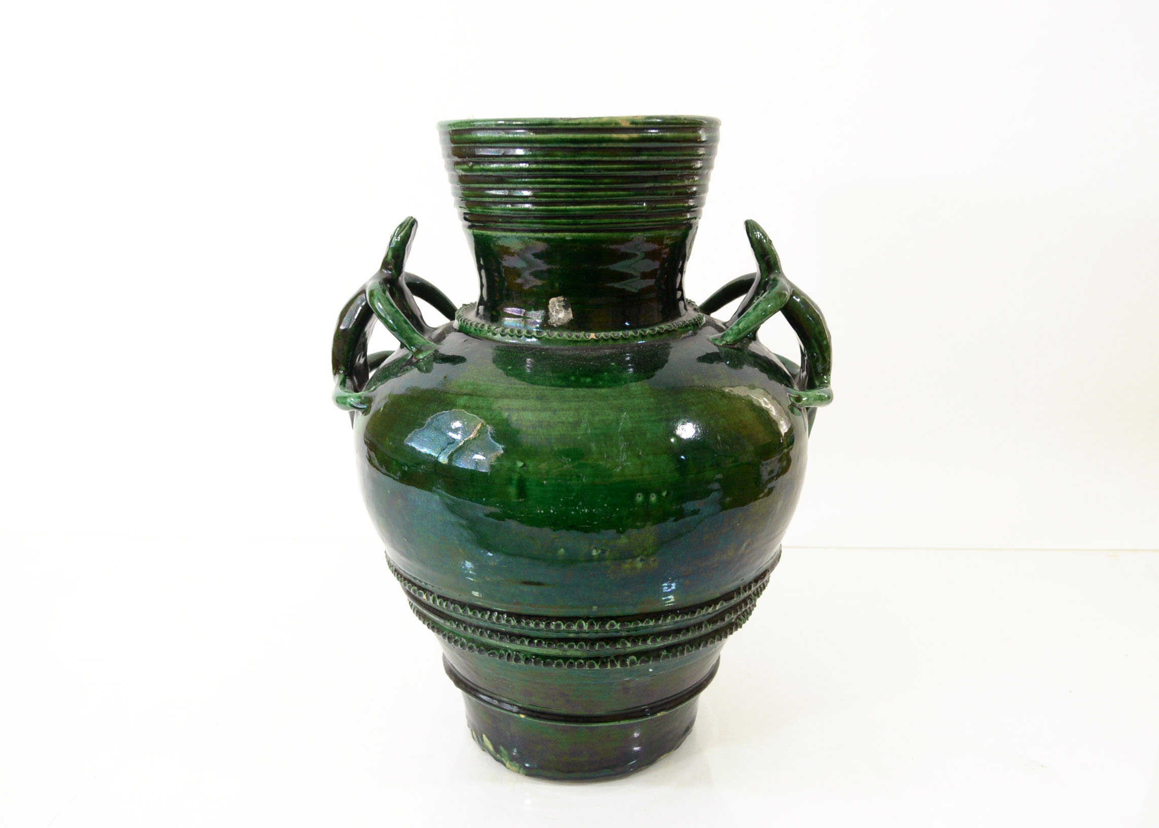 Green Ceramic Vase