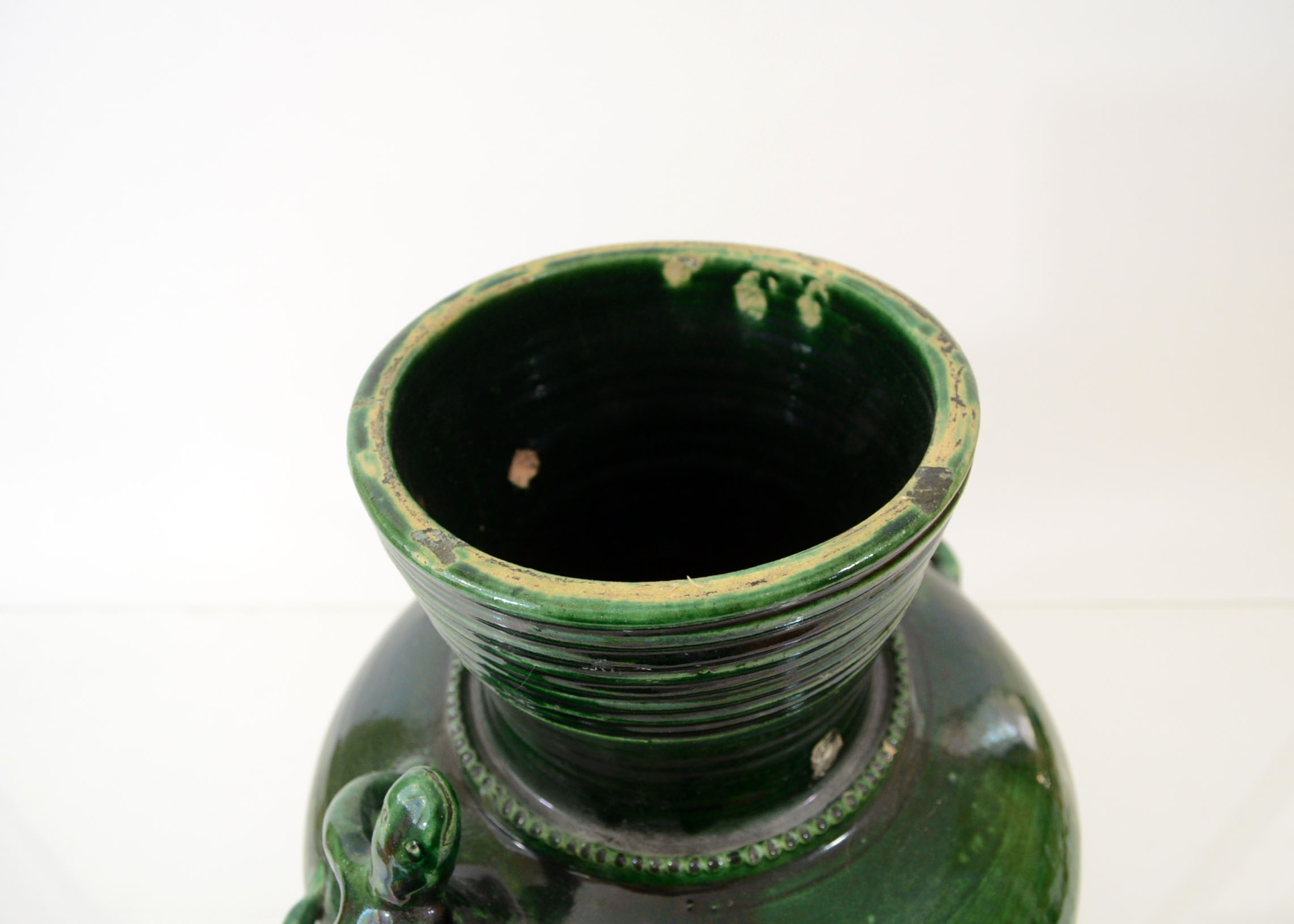 Green Ceramic Vase