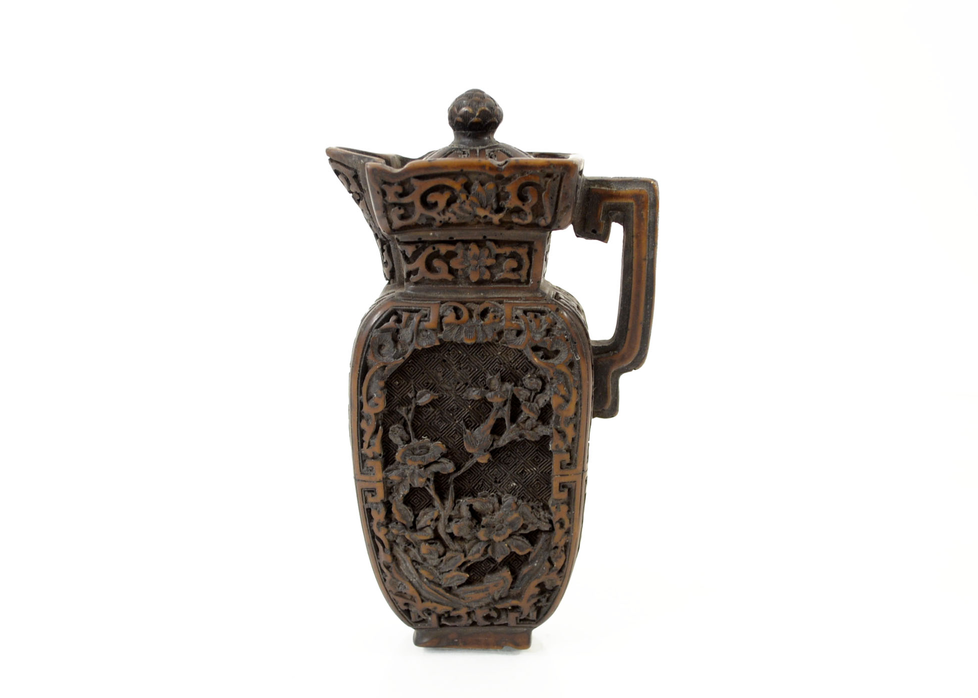 Chinese Carved Tea Pot