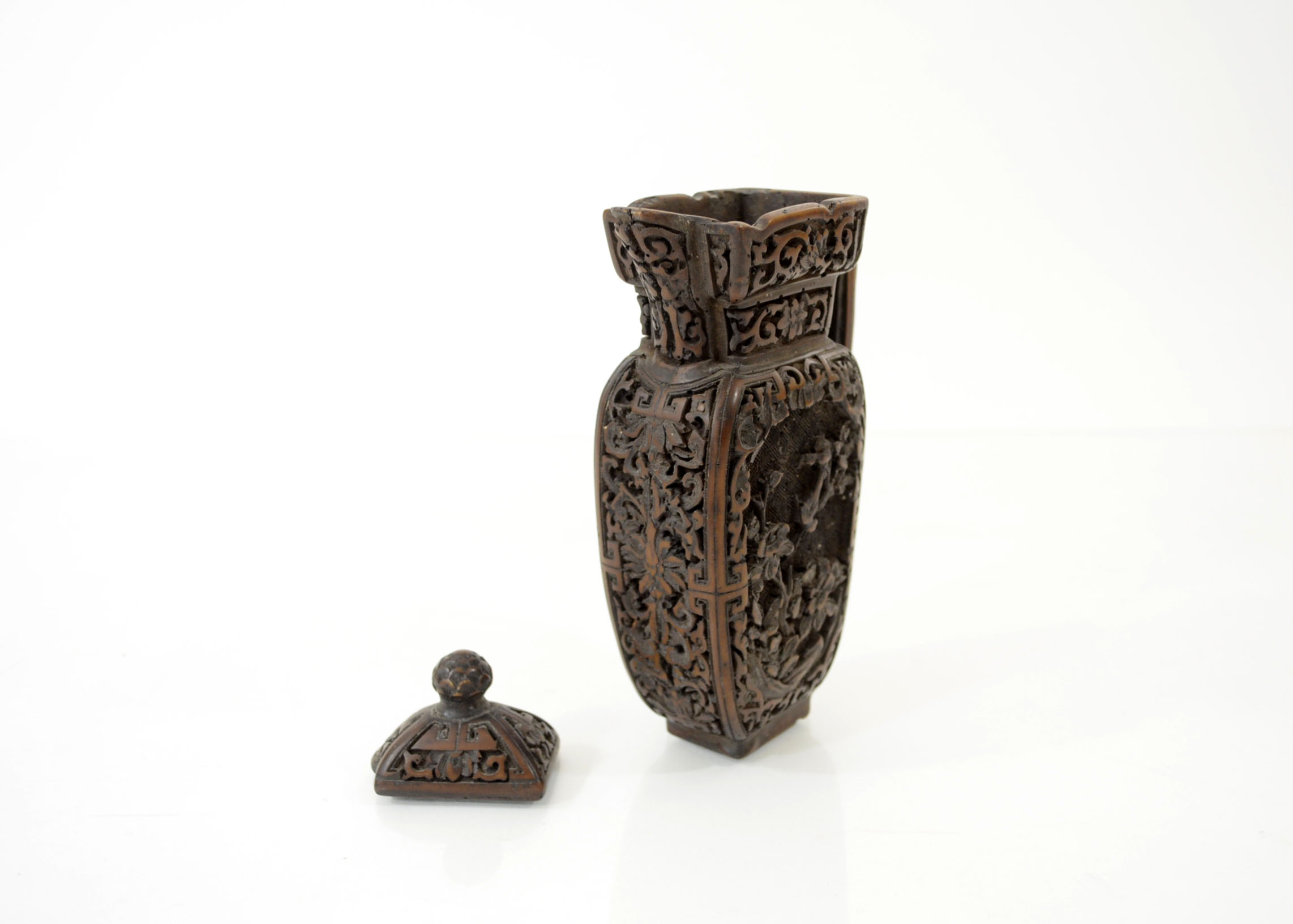 Chinese Carved Tea Pot