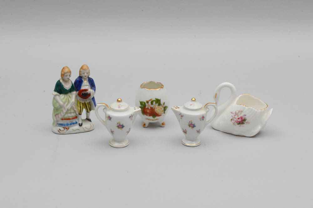 Assortment of Miniature China Items