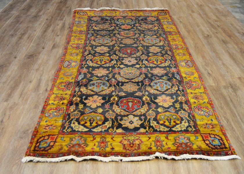 Noble House Herat Style Vegetable Dyed Wool Area Rug