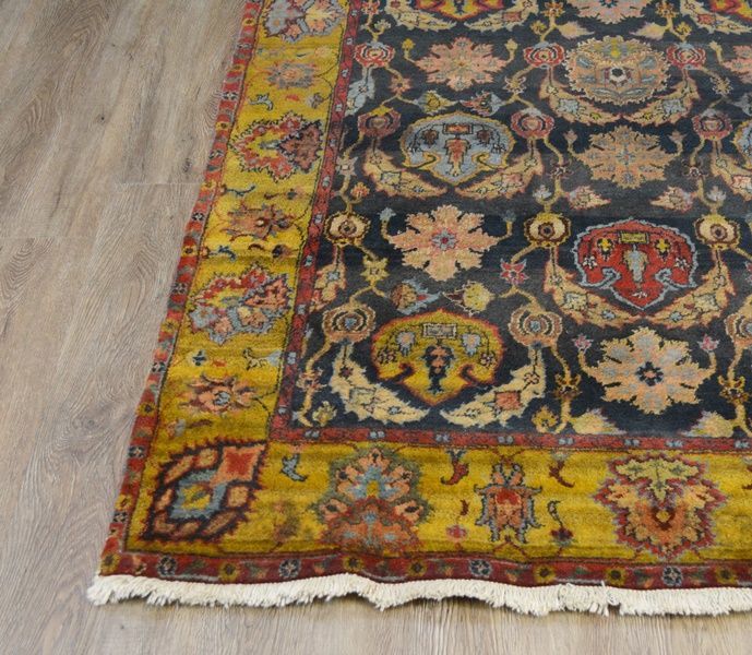 Noble House Herat Style Vegetable Dyed Wool Area Rug
