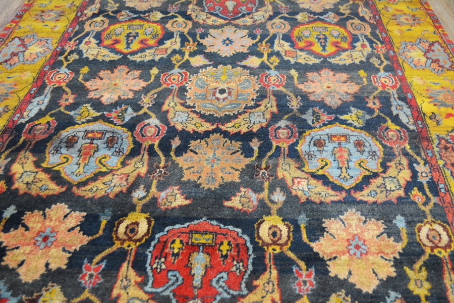 Noble House Herat Style Vegetable Dyed Wool Area Rug
