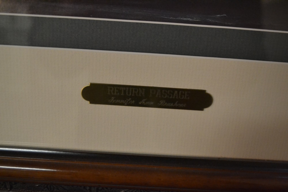 Ltd. Edition Offset Lithograph "Return Passage" Jennifer Brashear