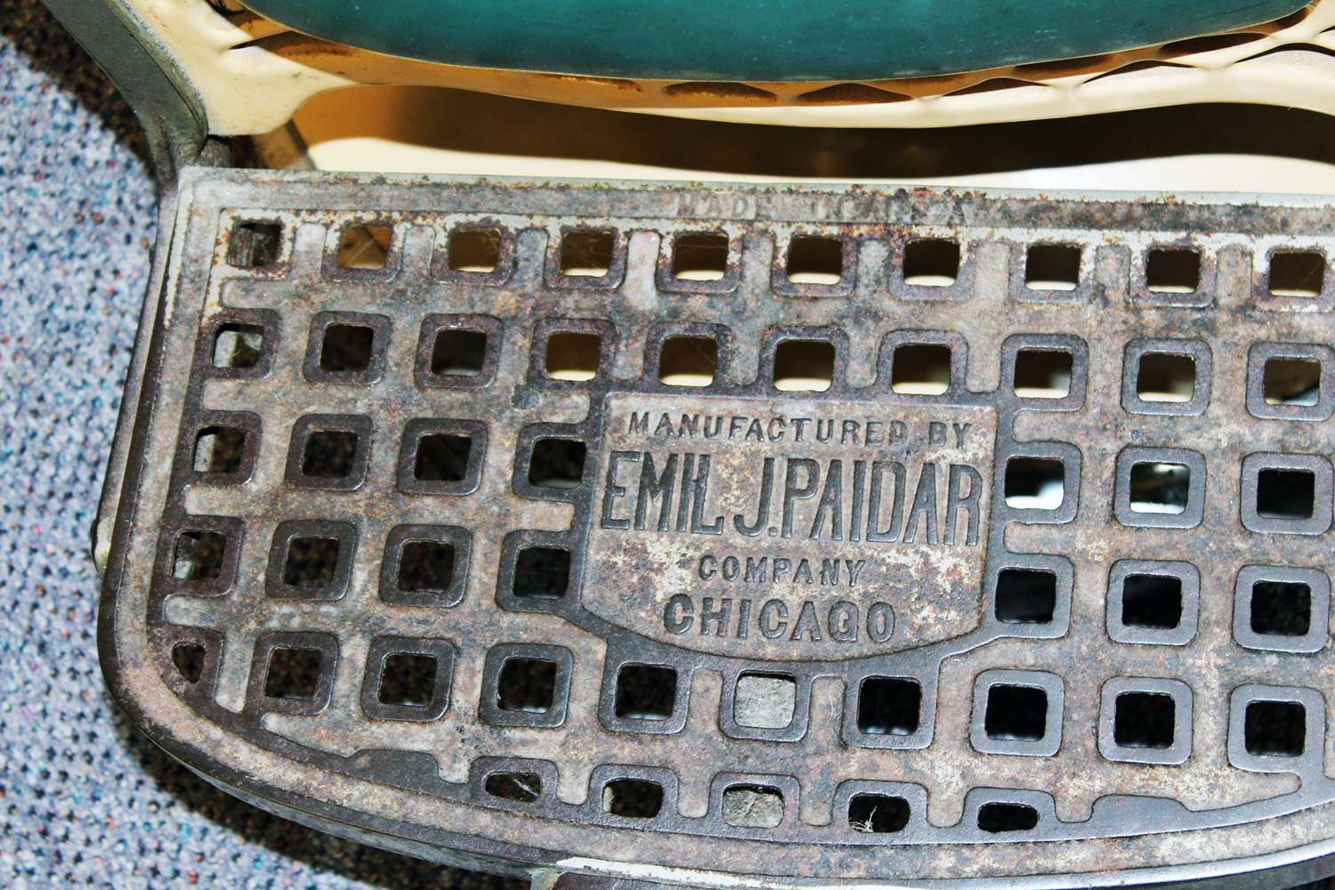 Vintage Emil J. Paidar Art Deco Barber Shop Chair